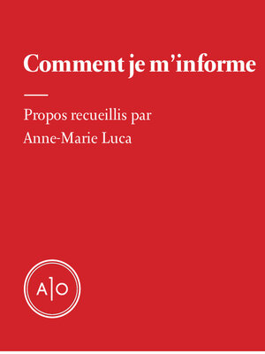 cover image of Comment je m'informe